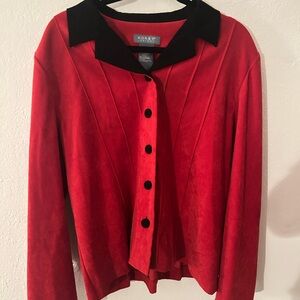 Koret Red Blazer with Black Details